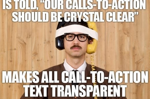 sales meme about call to actions