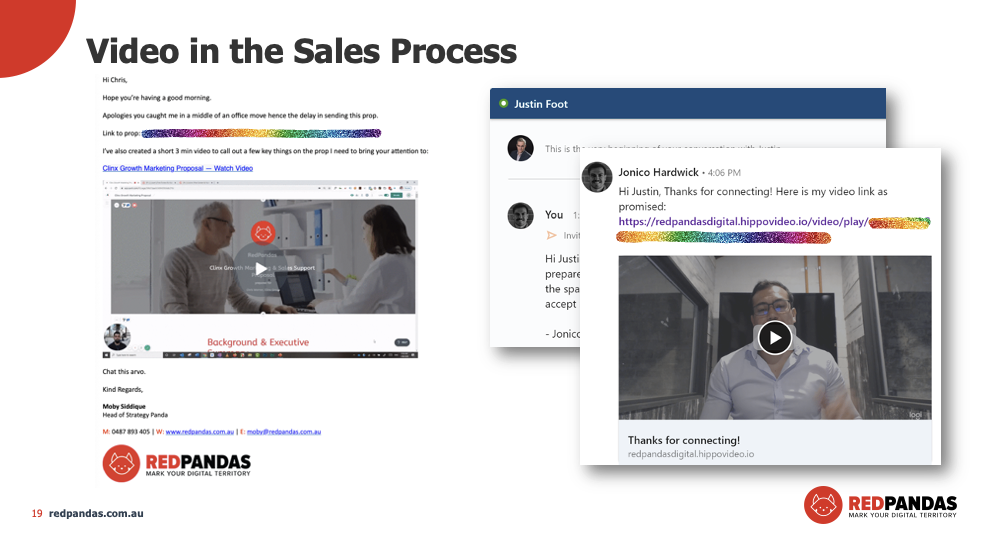 how to use video in the sales process