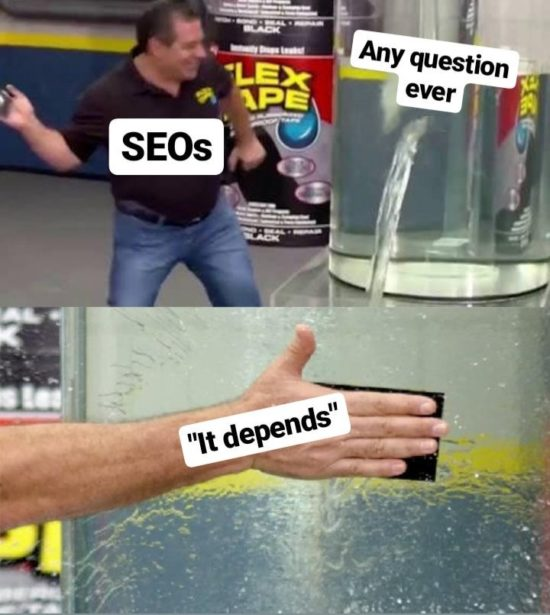 meme about SEO