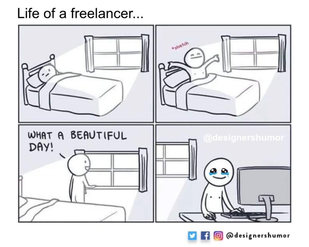 meme for a freelancer