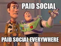 meme about paid social advertising