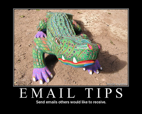 meme about tips in sending email