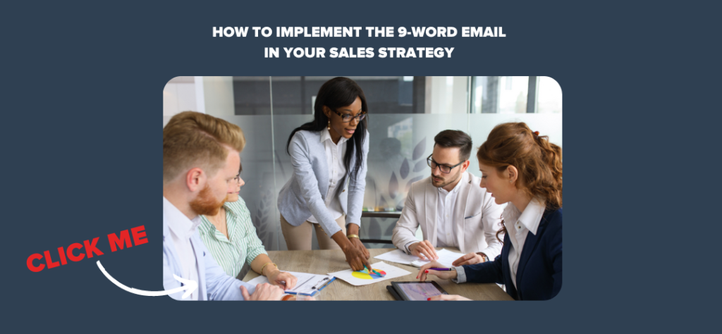 How to implement the 9-word email in your sales strategy 