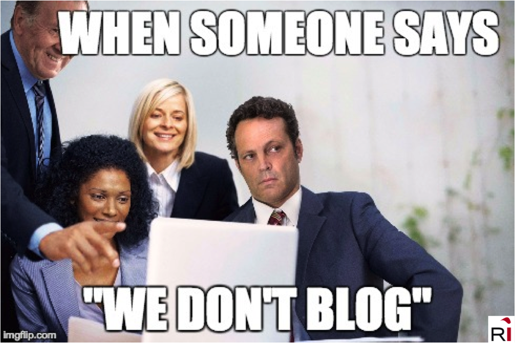 meme about not doing a blog